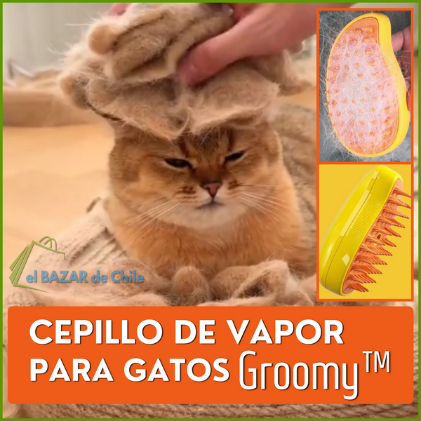 Cepillo de vapor para gatos Groomy™